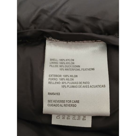 Calvin Klein DUCK DOWN Packable Puffer Jacket Women XXL Gray Lightweight Premium - Picture 16 of 16